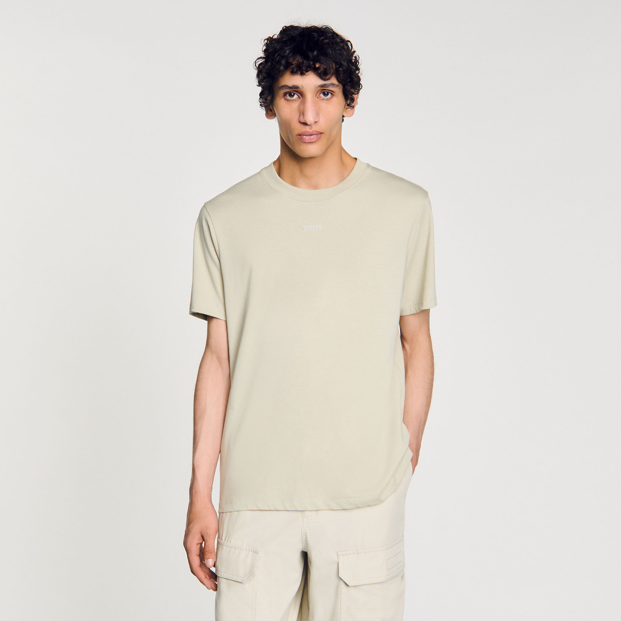 Cotton T-shirt with logo