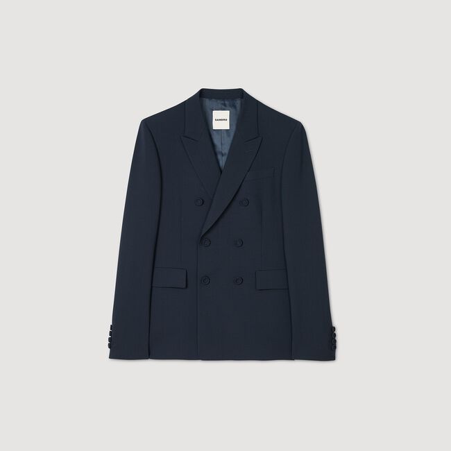 Double-breasted suit jacket
