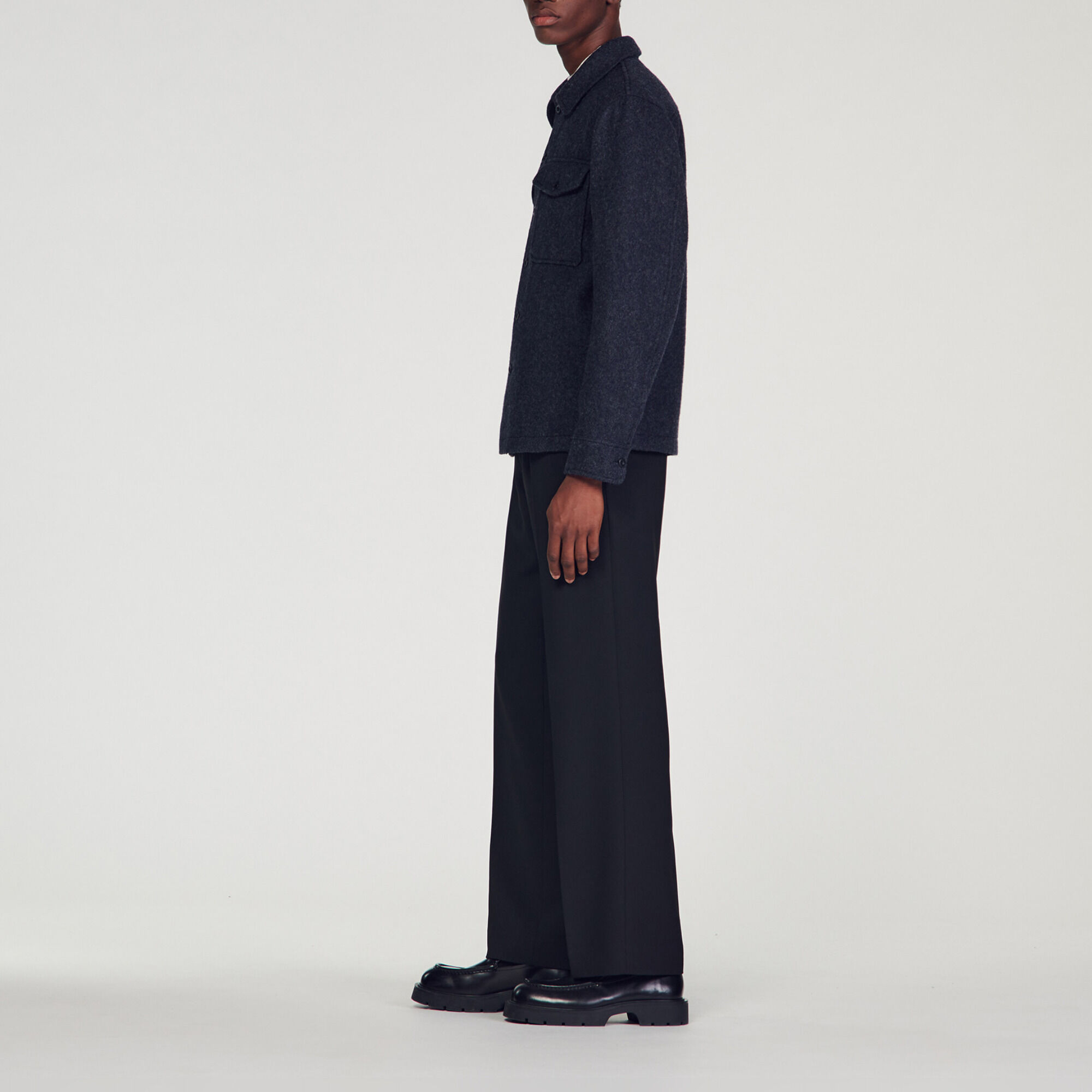 Wool overshirt