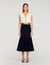 Long ruffled skirt