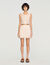 Short beaded crochet skirt