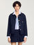 Jacket with officer buttons
