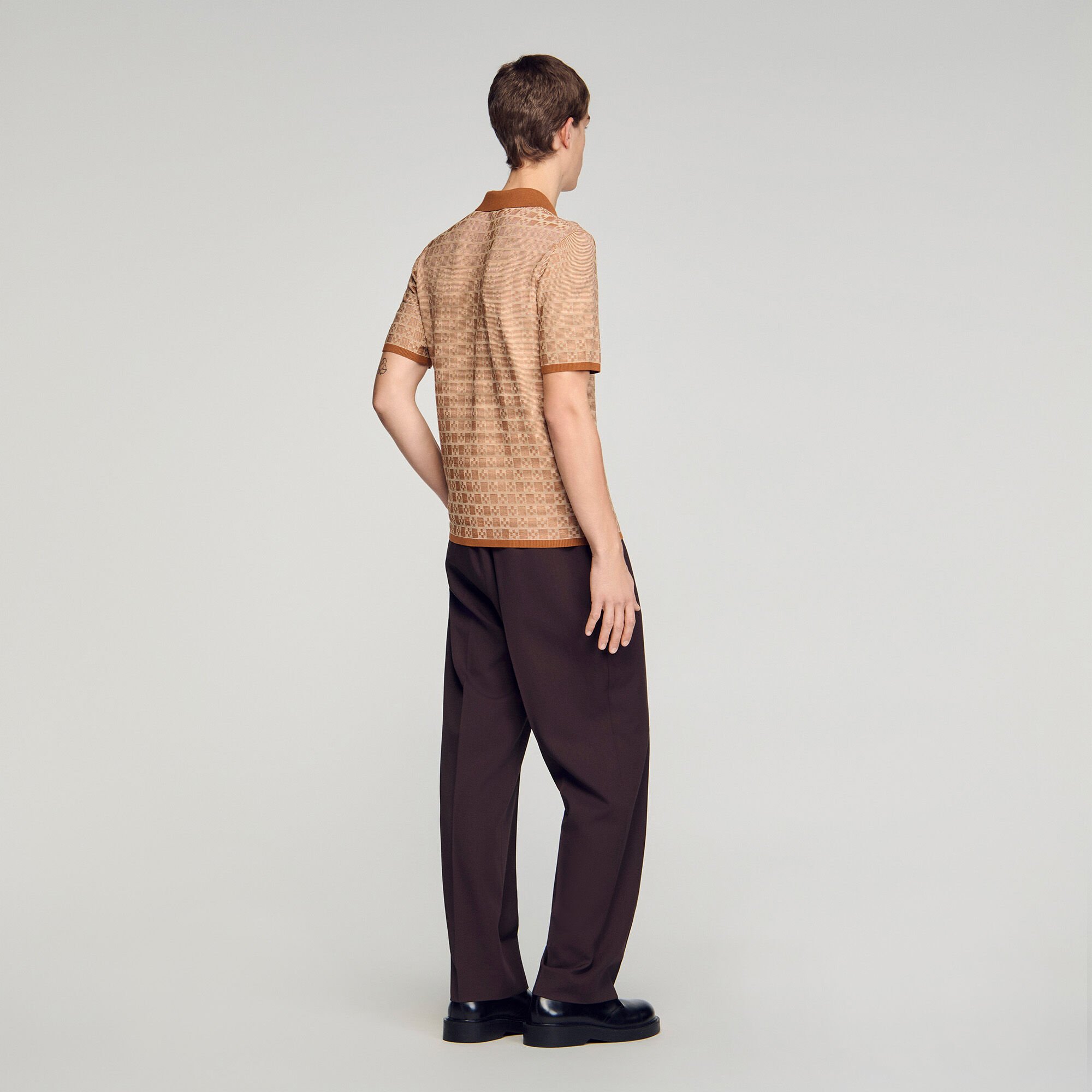 Square Cross polo shirt