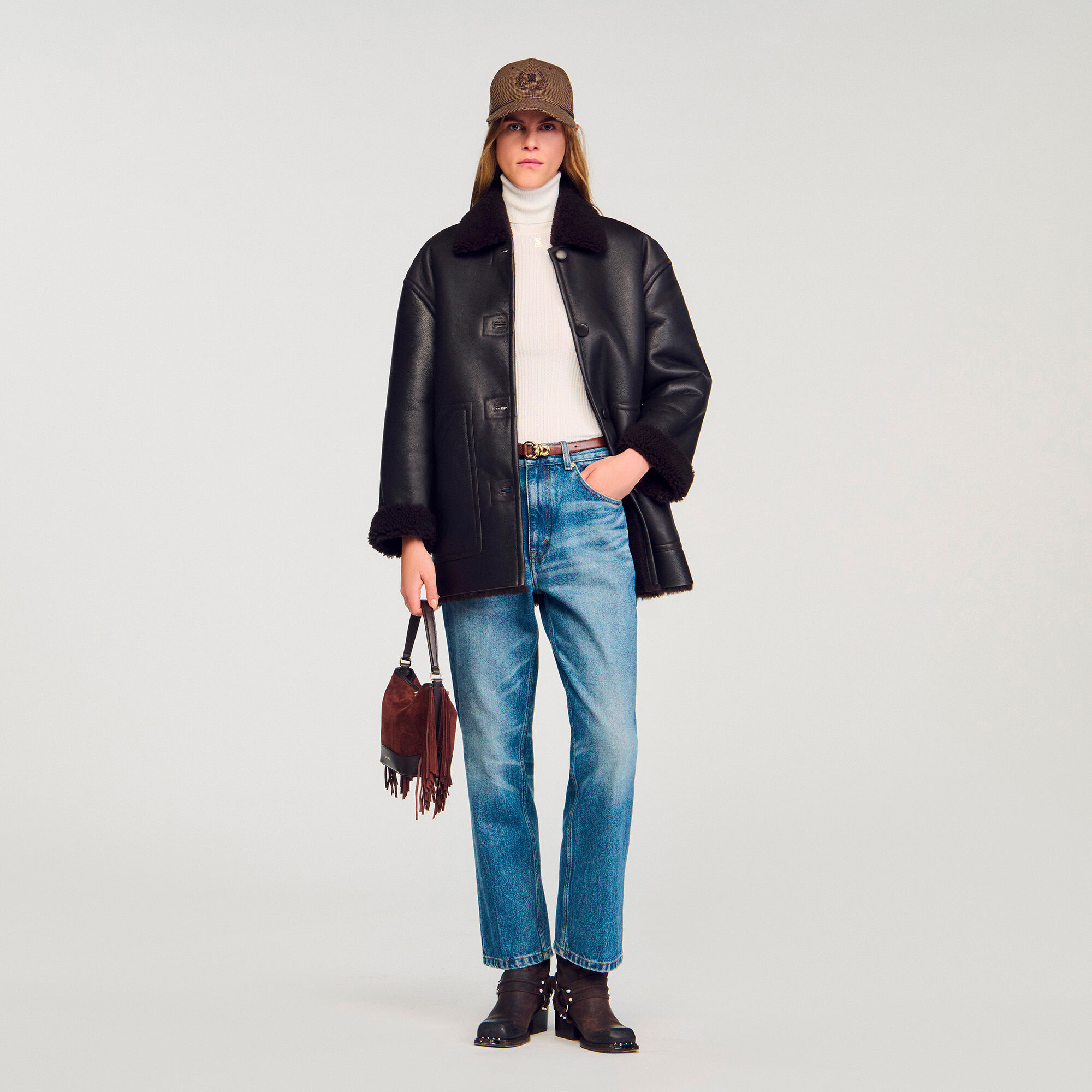 Shearling coat