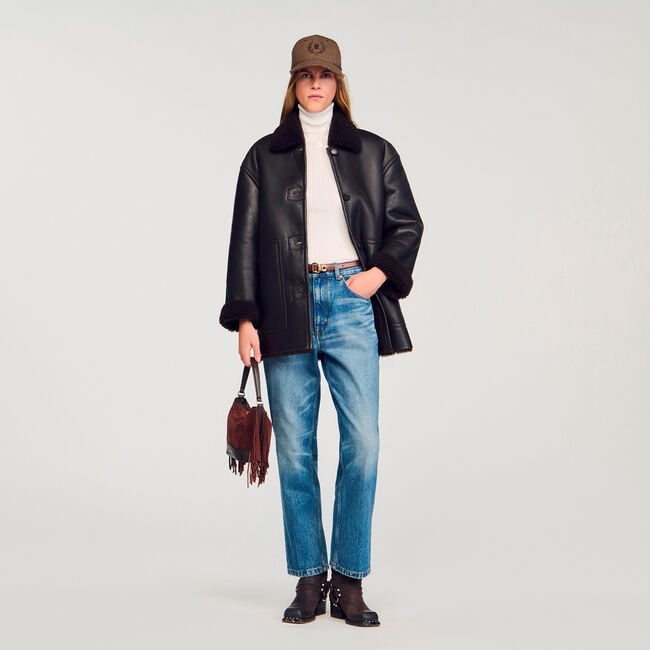 Shearling coat