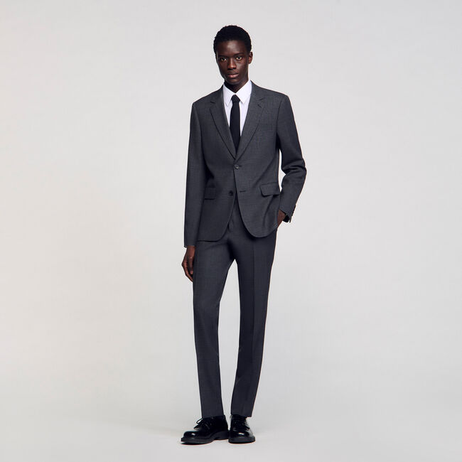 Wool suit jacket