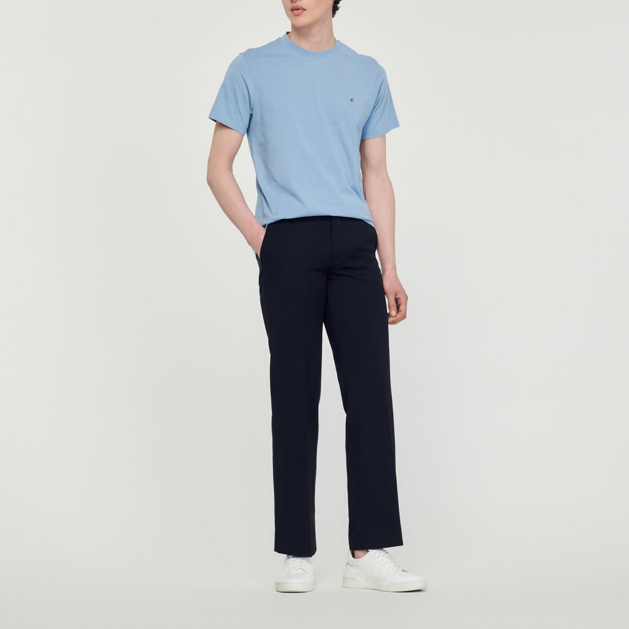T-shirt with Square Cross patch
