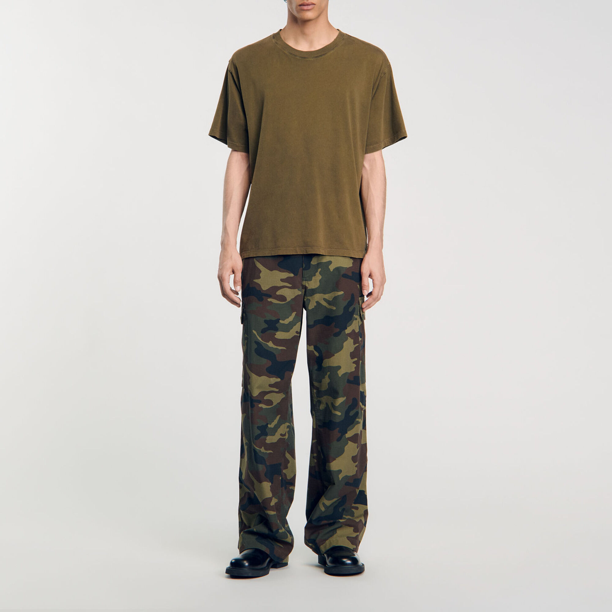 Faded-effect T-shirt