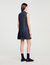 Short denim dress