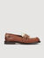 Shiny leather loafers