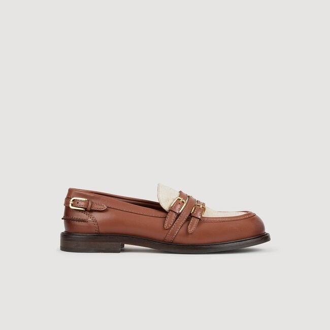 Shiny leather loafers