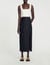 Slit midi skirt