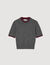 Two-tone cropped jumper