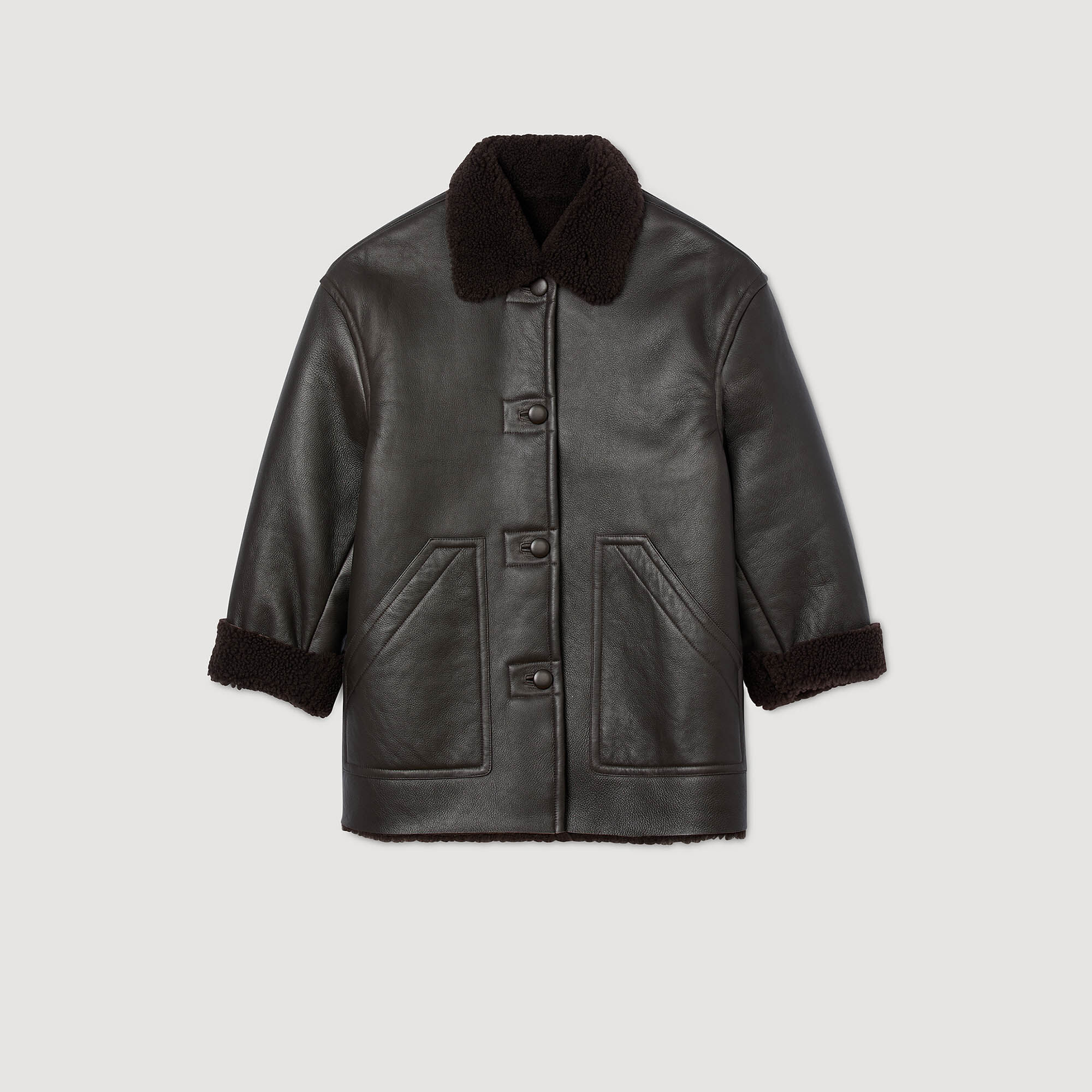 Shearling coat