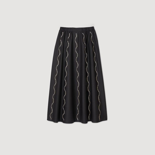 Long rhinestone skirt