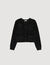 Sequinned velvet cardigan