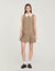 Short micro houndstooth dress