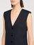 Short tailored dress with ruffle