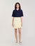 Knitted skirt with ruffle