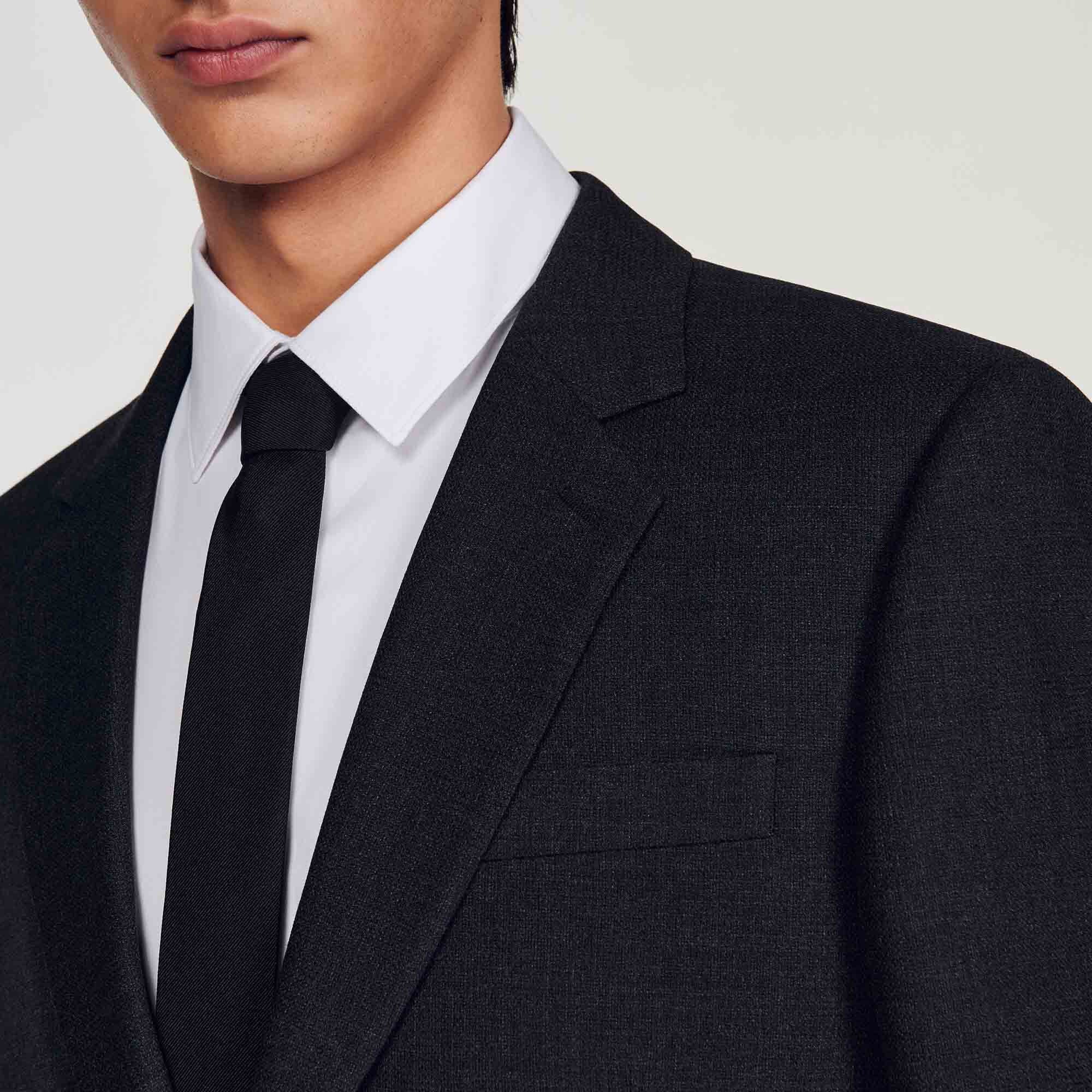 Wool suit jacket