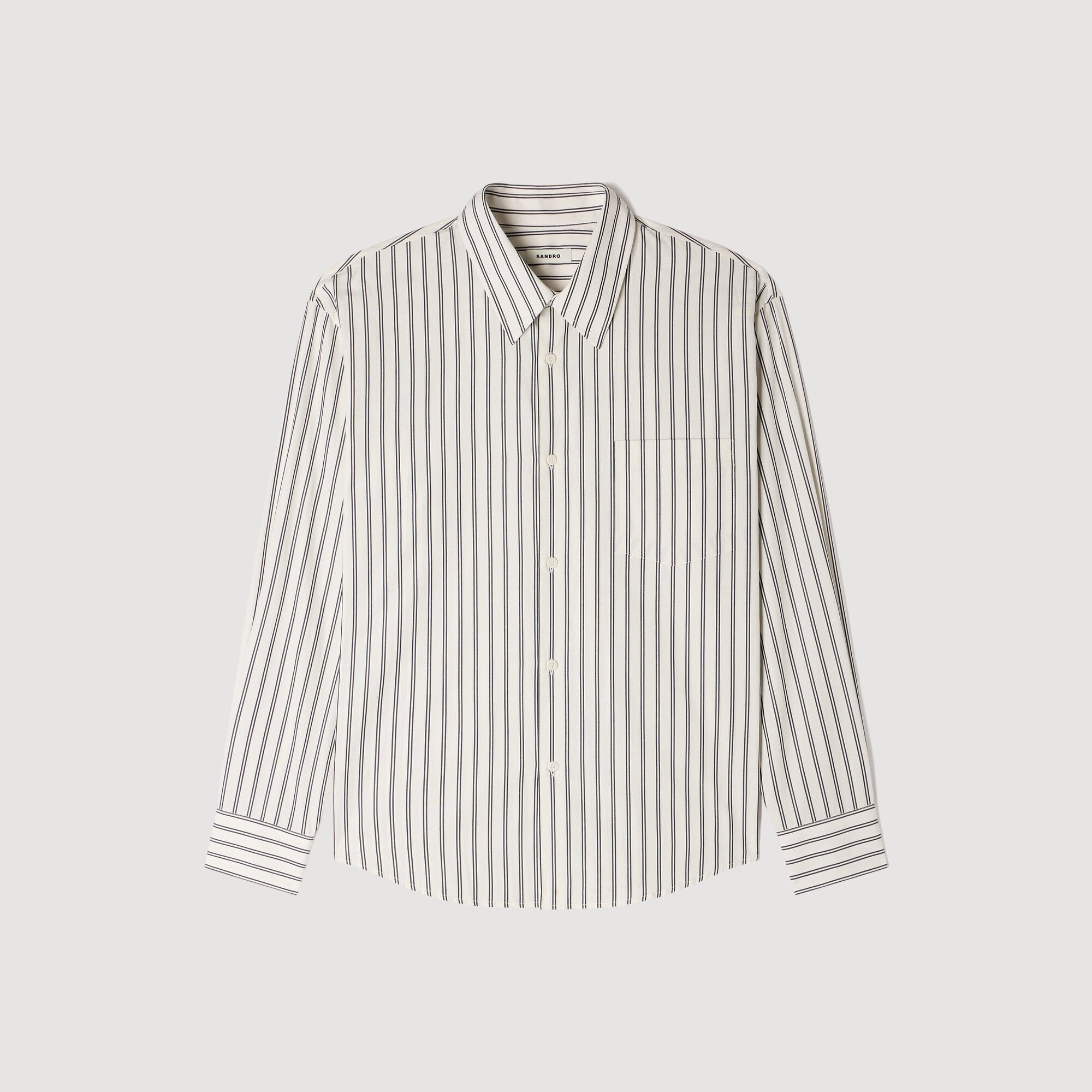 Striped cotton shirt