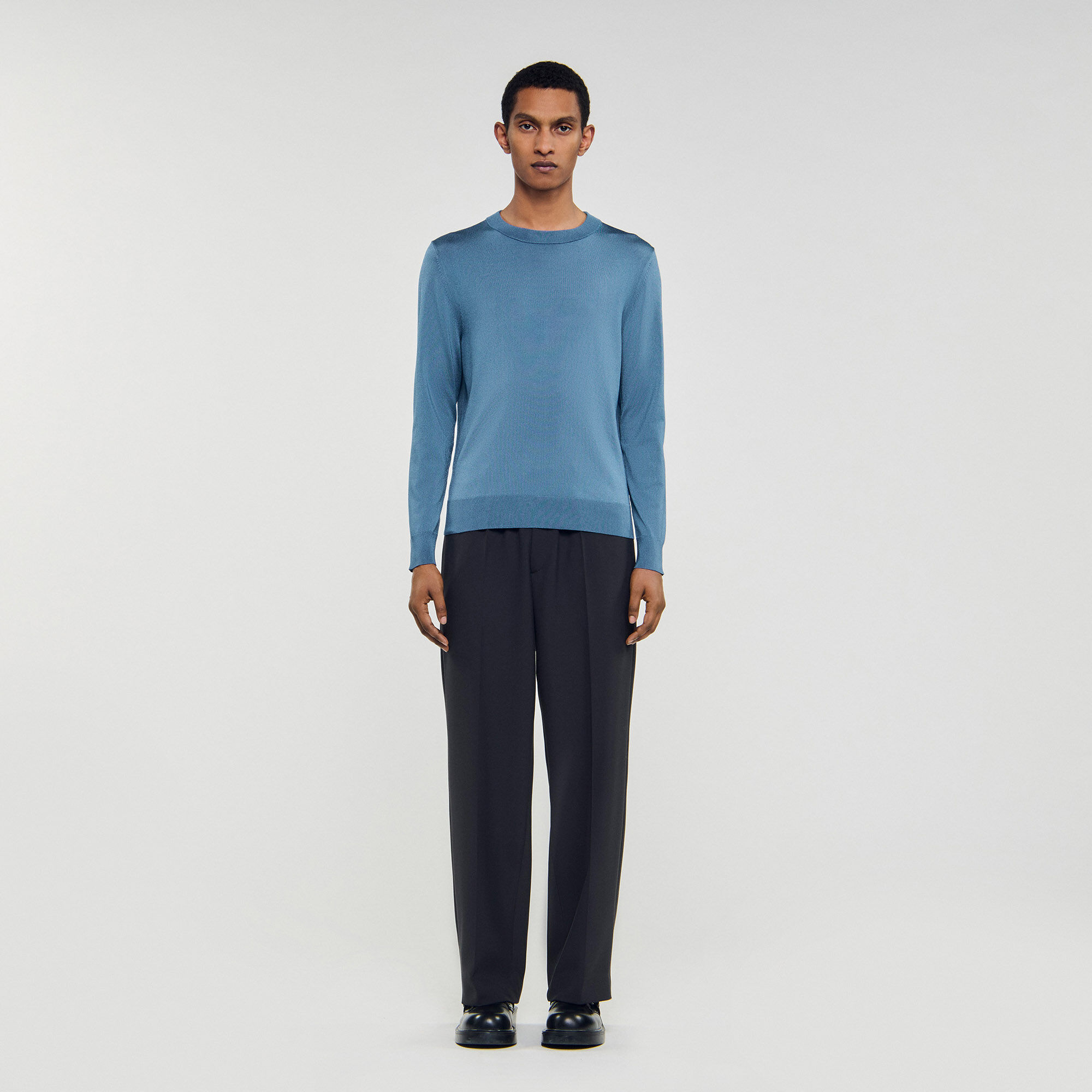 Fine knit jumper