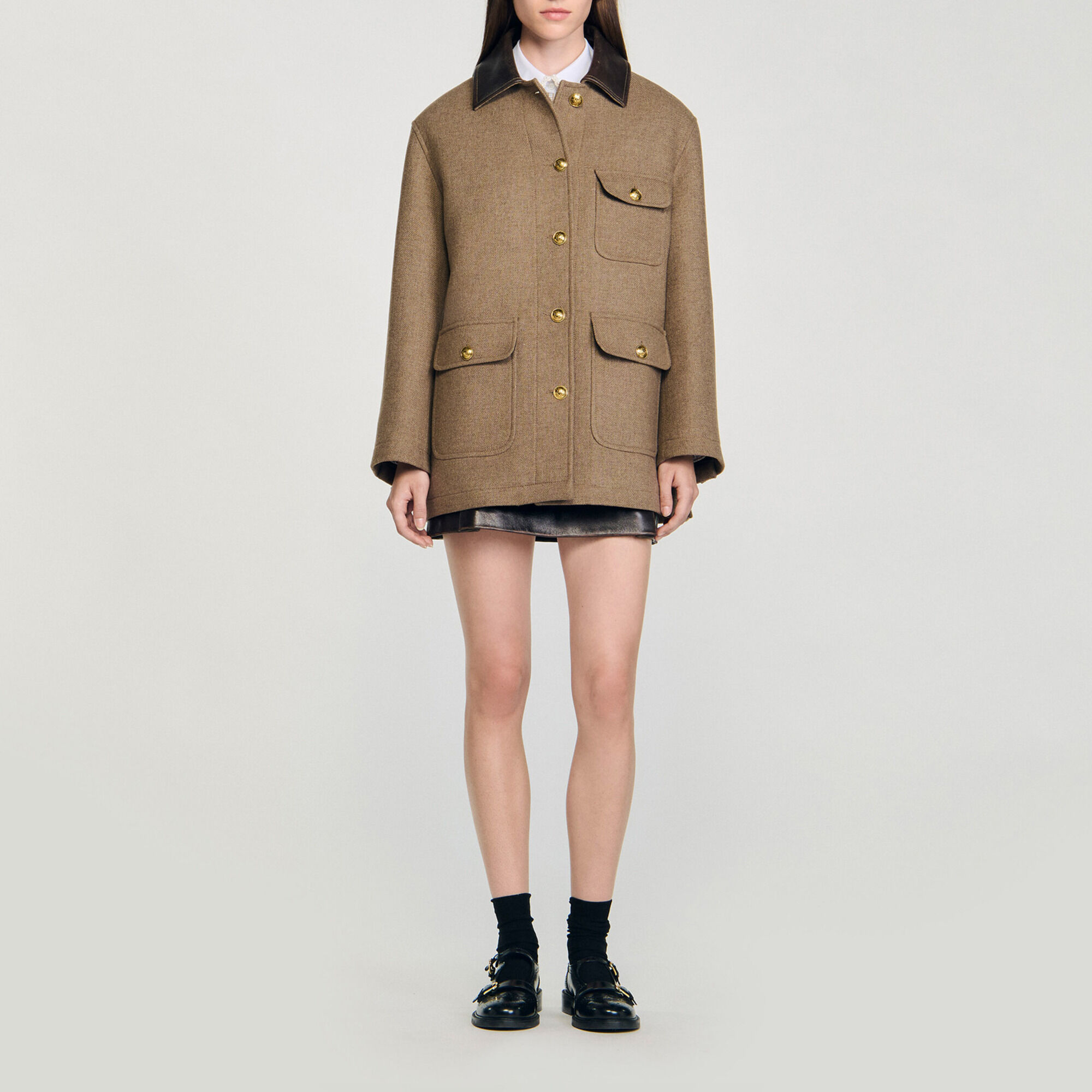 Tweed coat - Women | Sandro