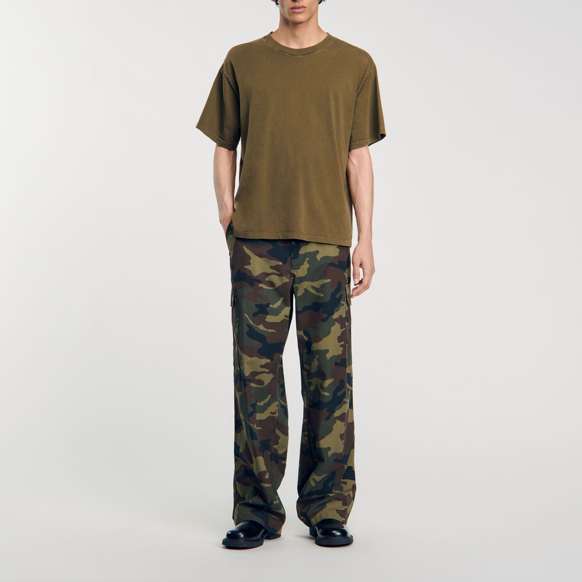 Faded-effect T-shirt