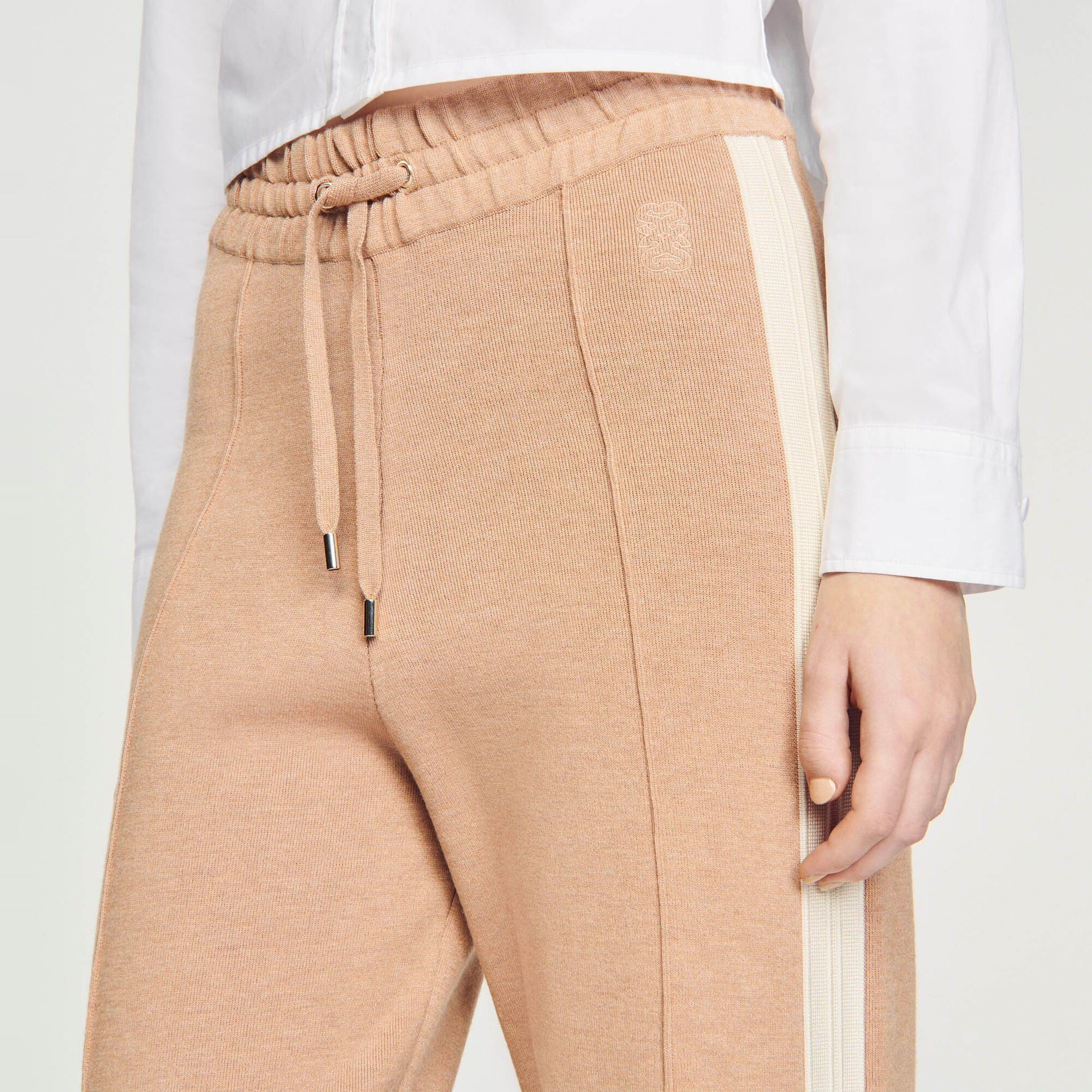 Knit jogging bottoms