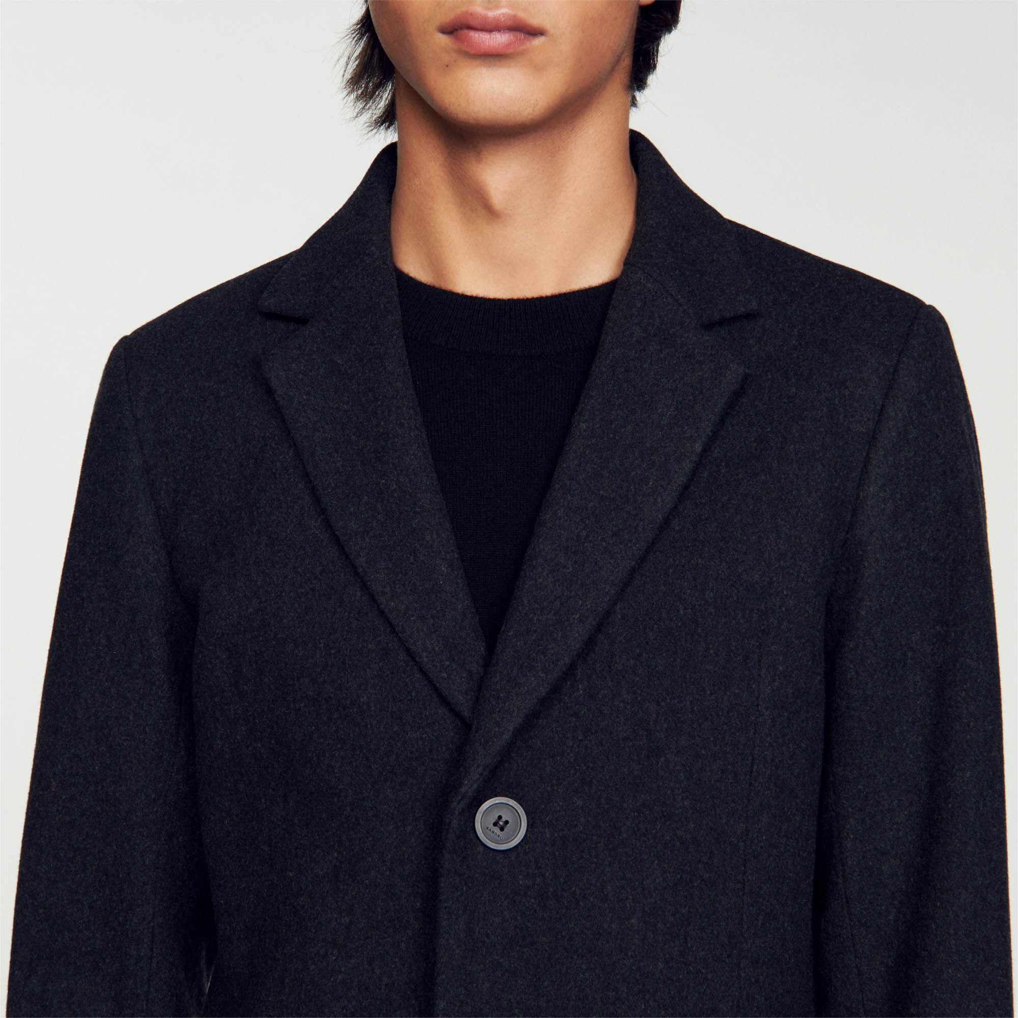 Broadcloth wool coat