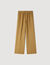 Wide-leg elasticated linen trousers