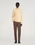 Elasticated straight-leg trousers