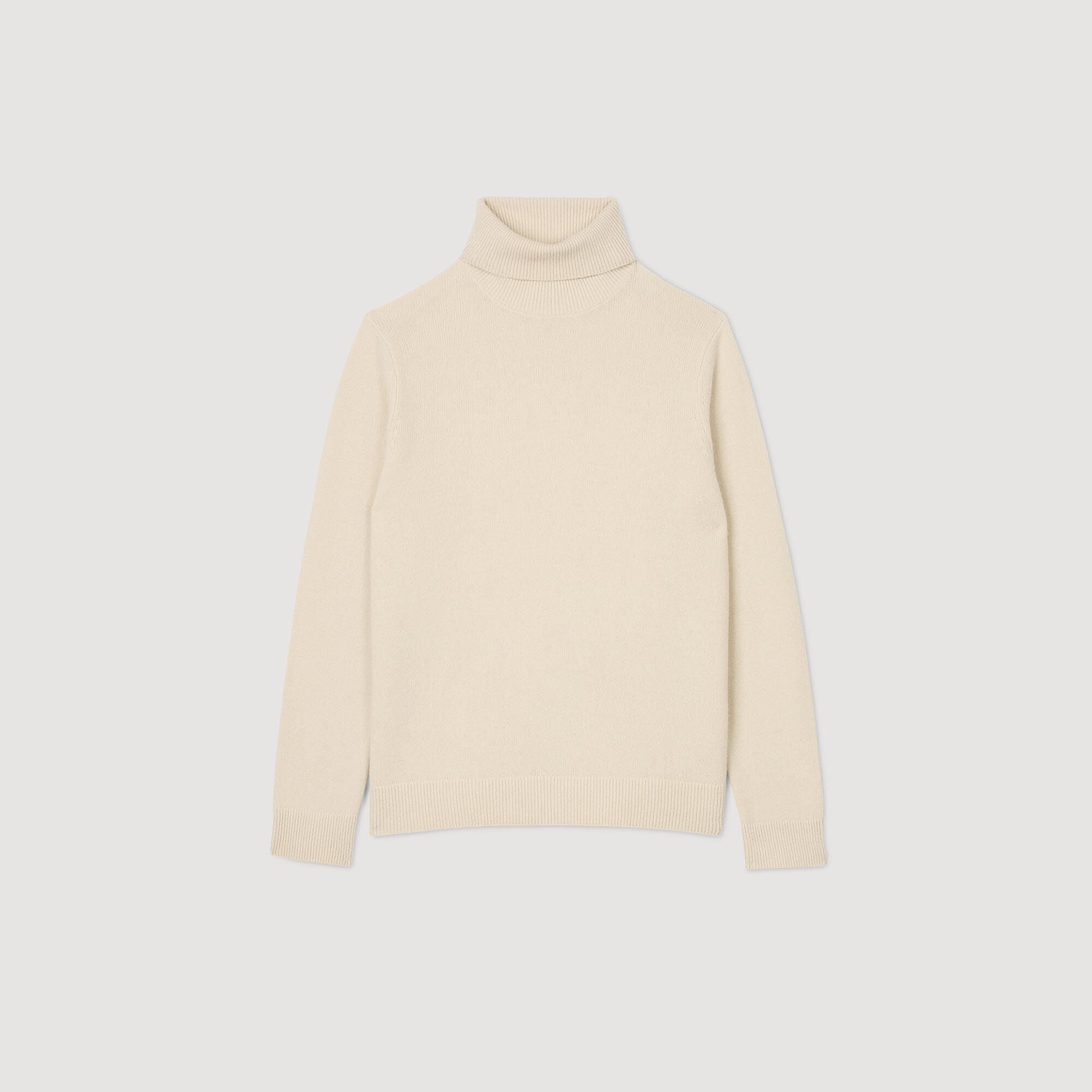 Wool and cashmere turtleneck jumper - Men | Sandro