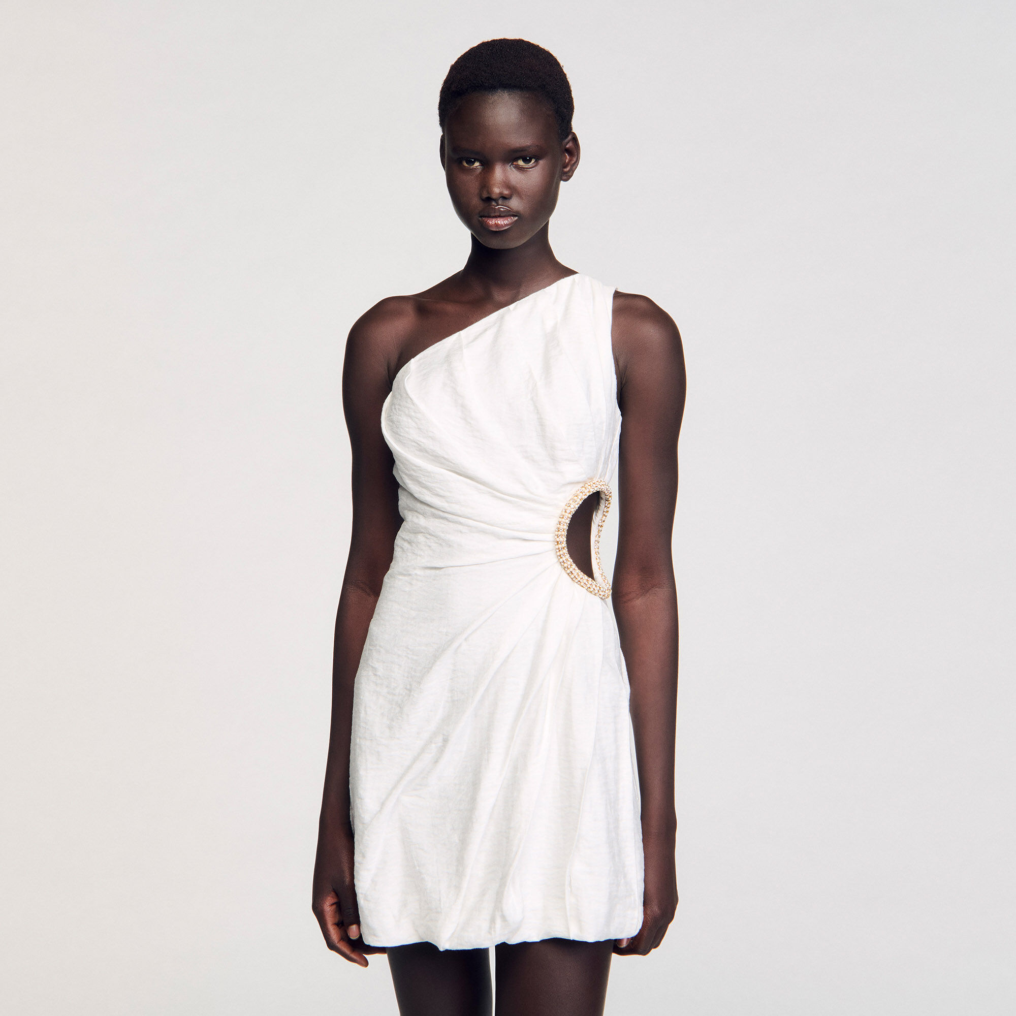 Short asymmetrical dress