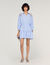 Short striped cotton dress