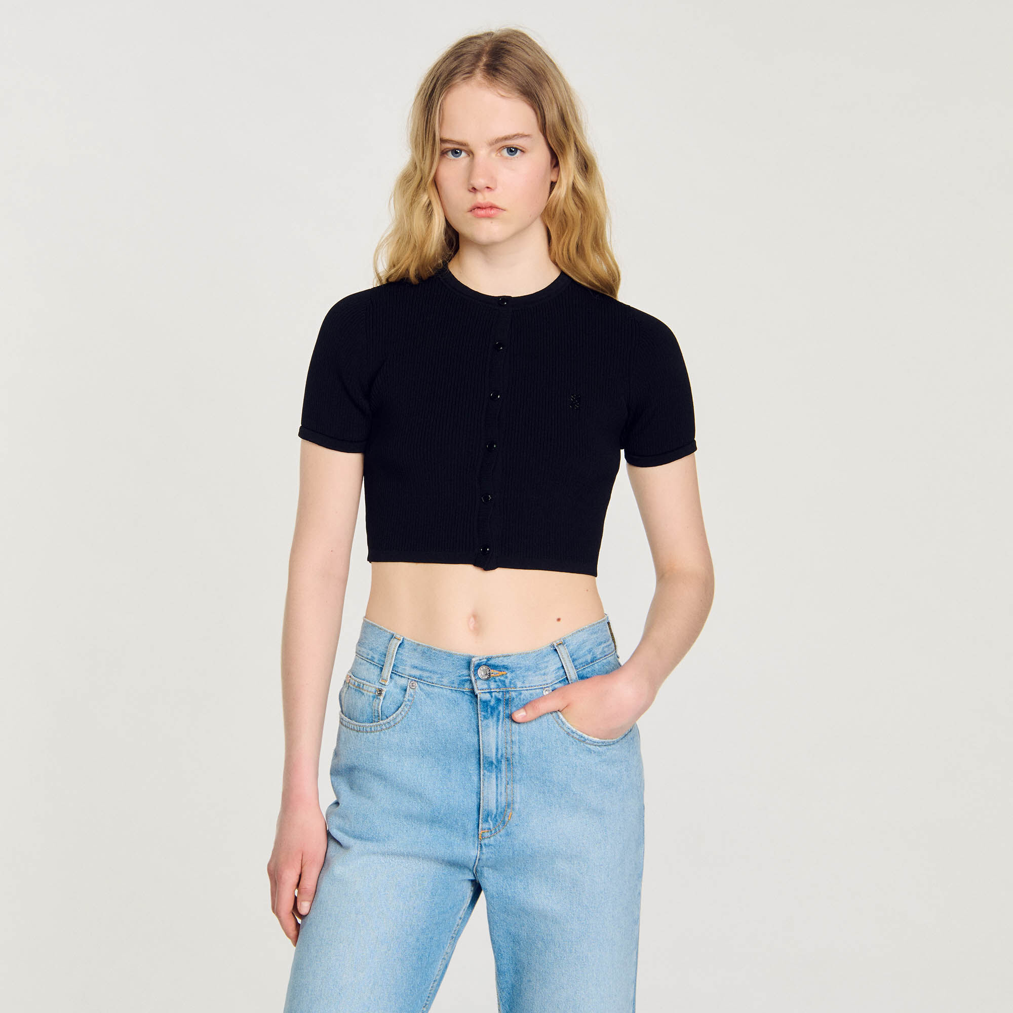 Cropped cardigan