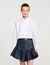 Cropped shirt with bow details