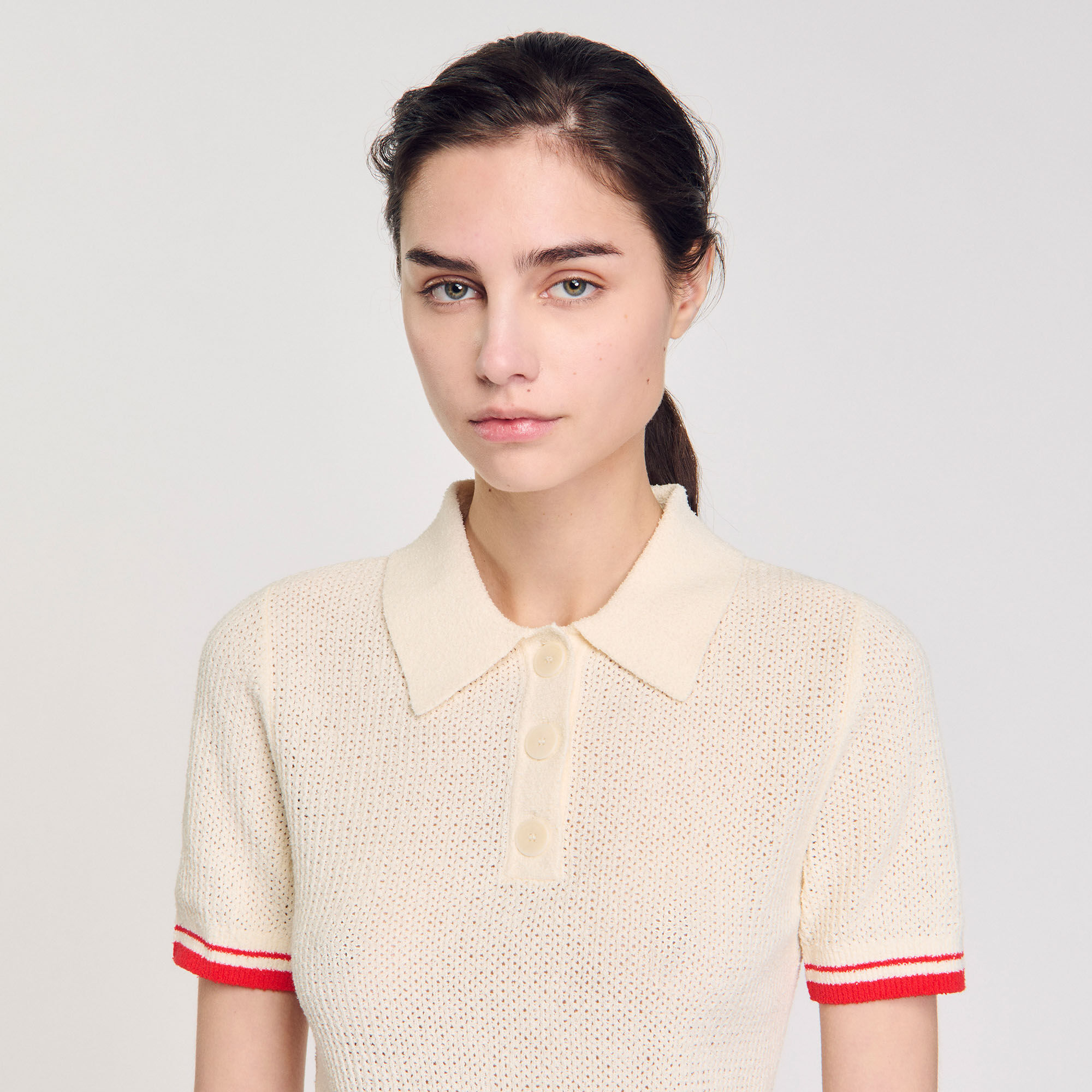 Polo-neck jumper