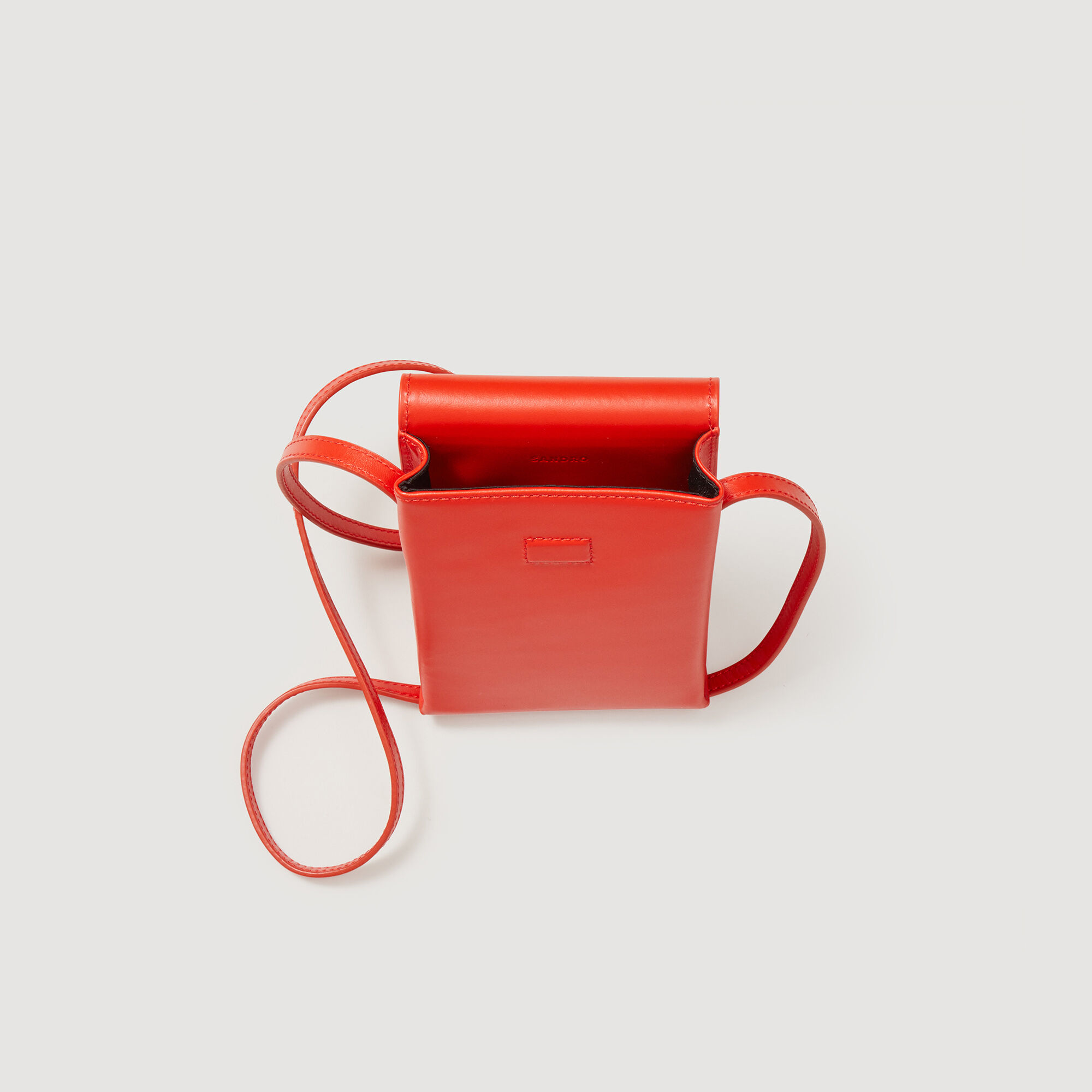 Small smooth leather shoulder bag