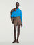 Check wool shorts