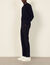 Straight-leg virgin wool trousers