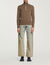 Wool jumper with zip collar