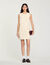 Short rhinestone tweed dress