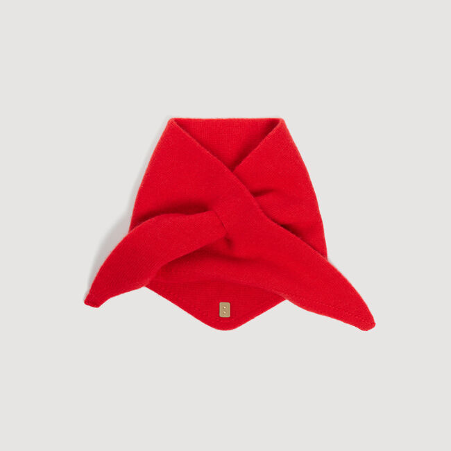 Tie-up wool bandana