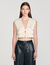 Satin crop top