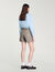 Herringbone shorts with rhinestones