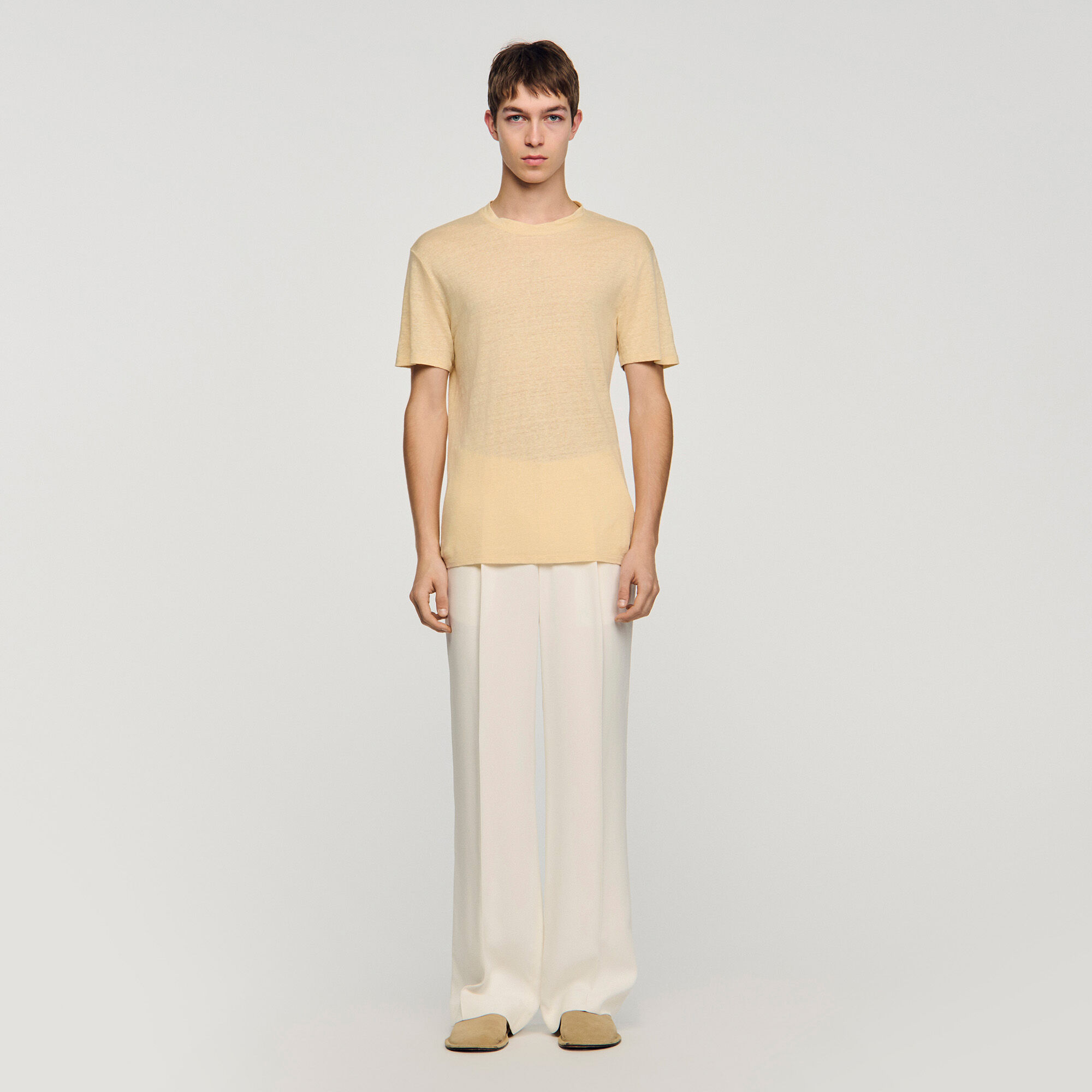 Certified linen T-shirt