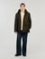 Hooded wool parka