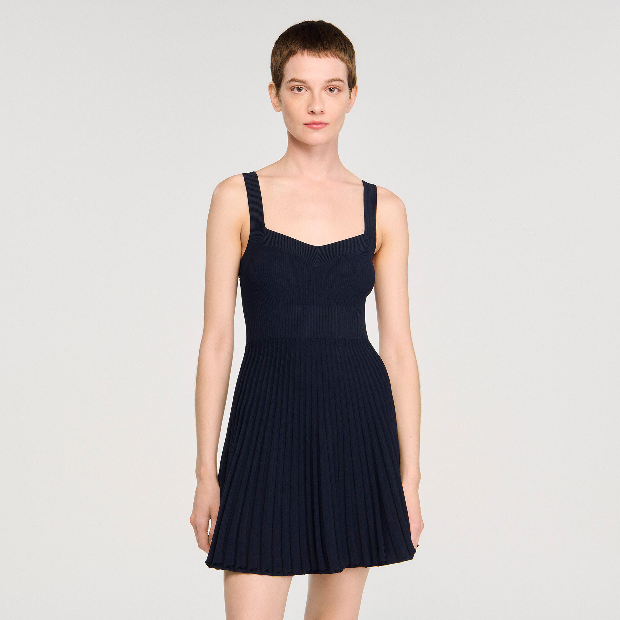 Short knit dress