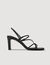 Sandals with narrow straps